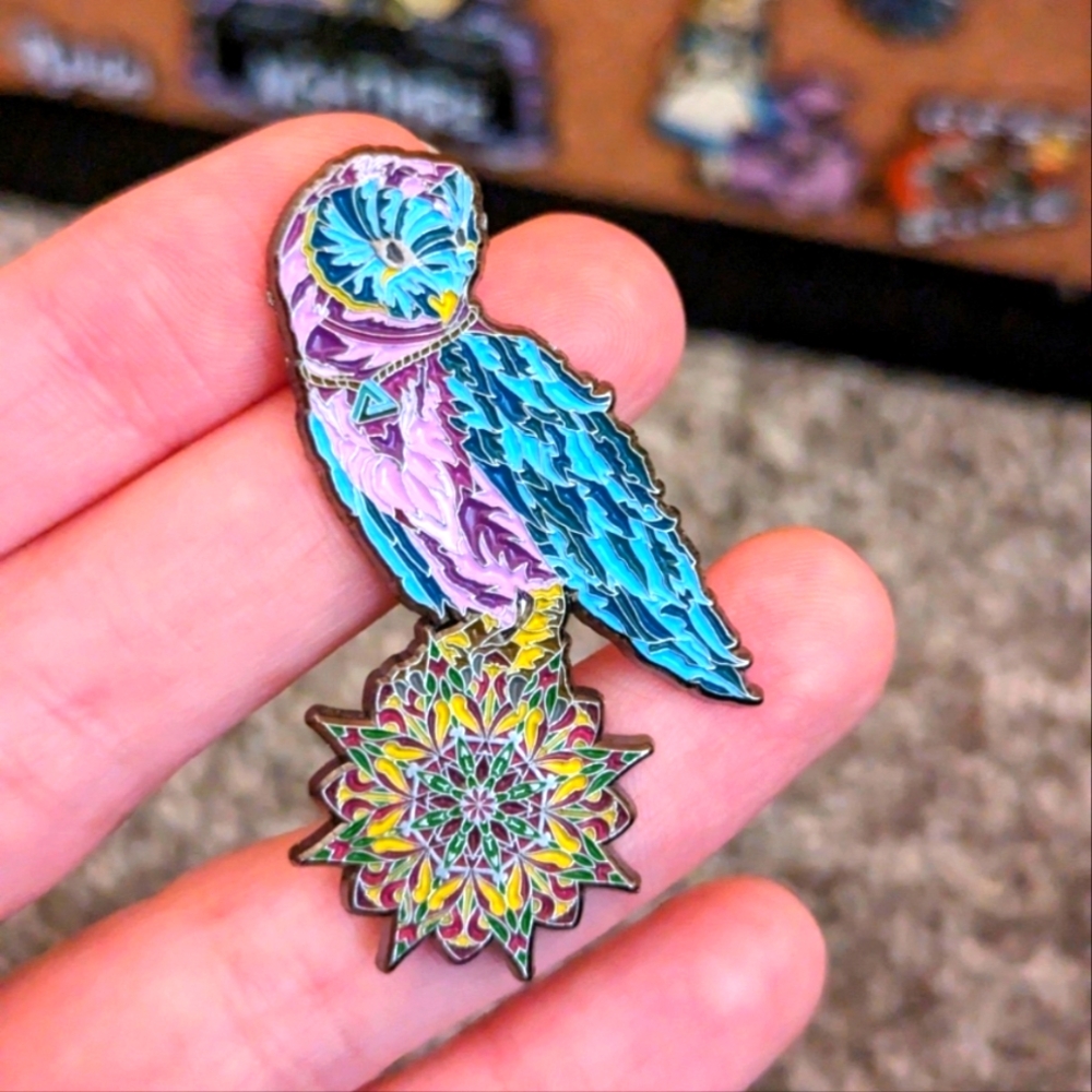 Z&P Owl Pin